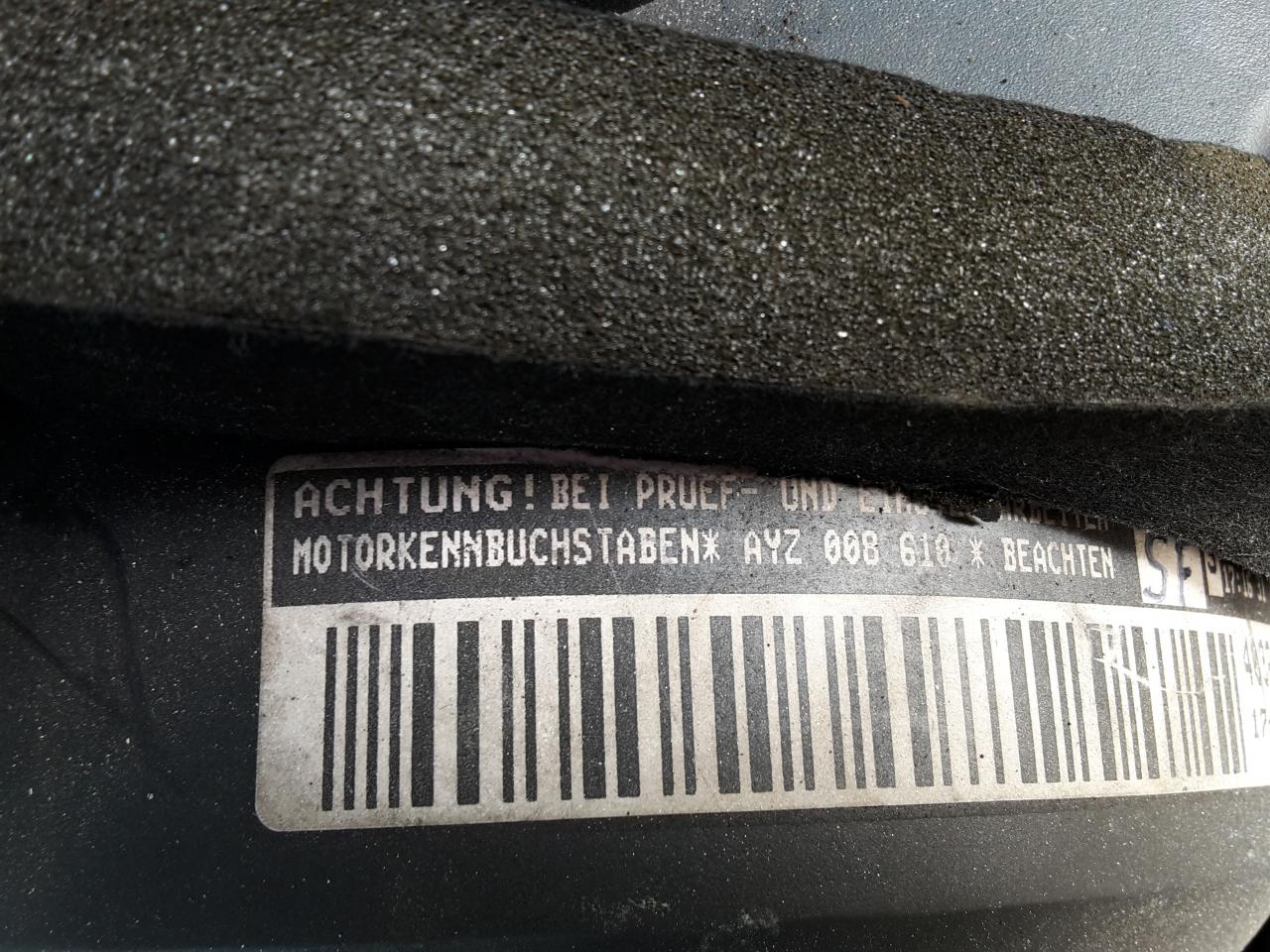 Motornummer med initialer af kvalitetskontrol af VW.jpg
