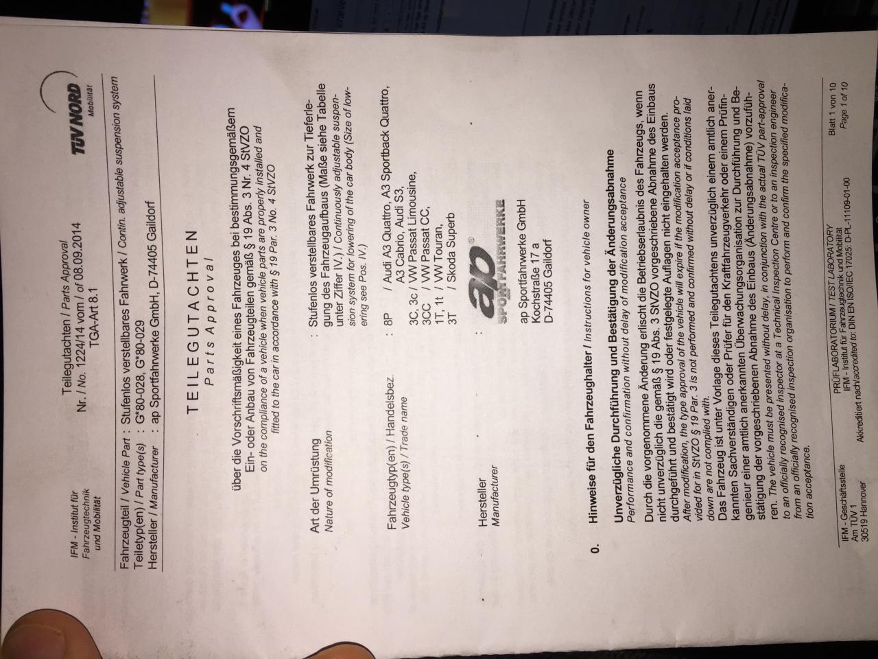 AP gevind til Touran (TUV).jpg